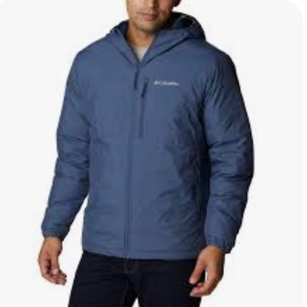 COLUMBIA MEN'S RENO RIDGE HOODED JACKET - New with Tags - Navy